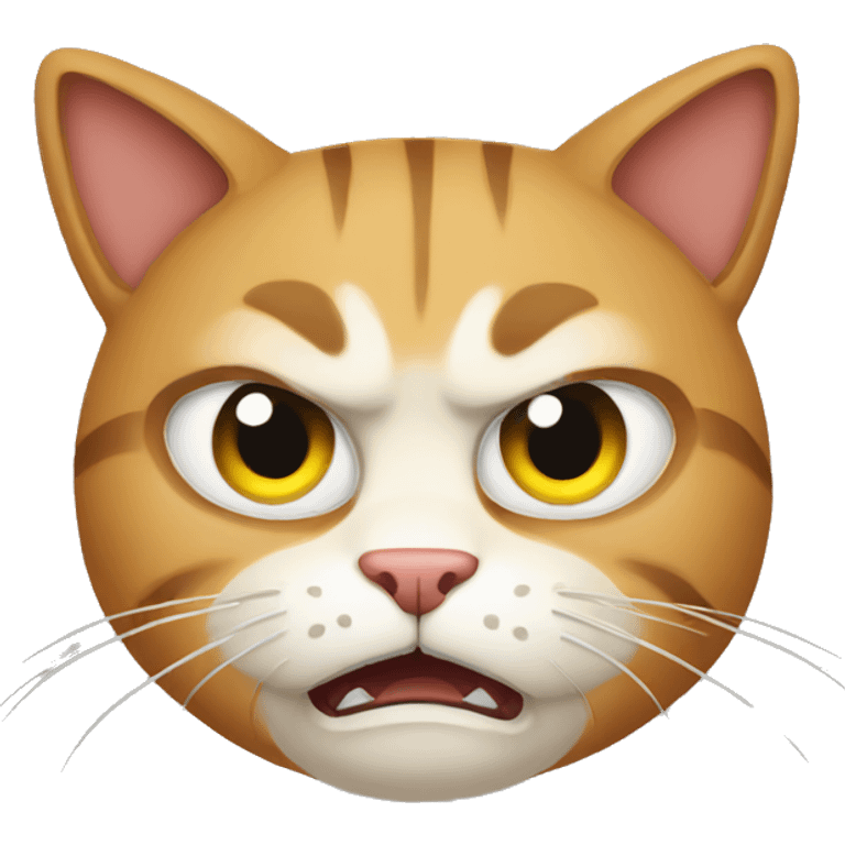 Angry cat emoji