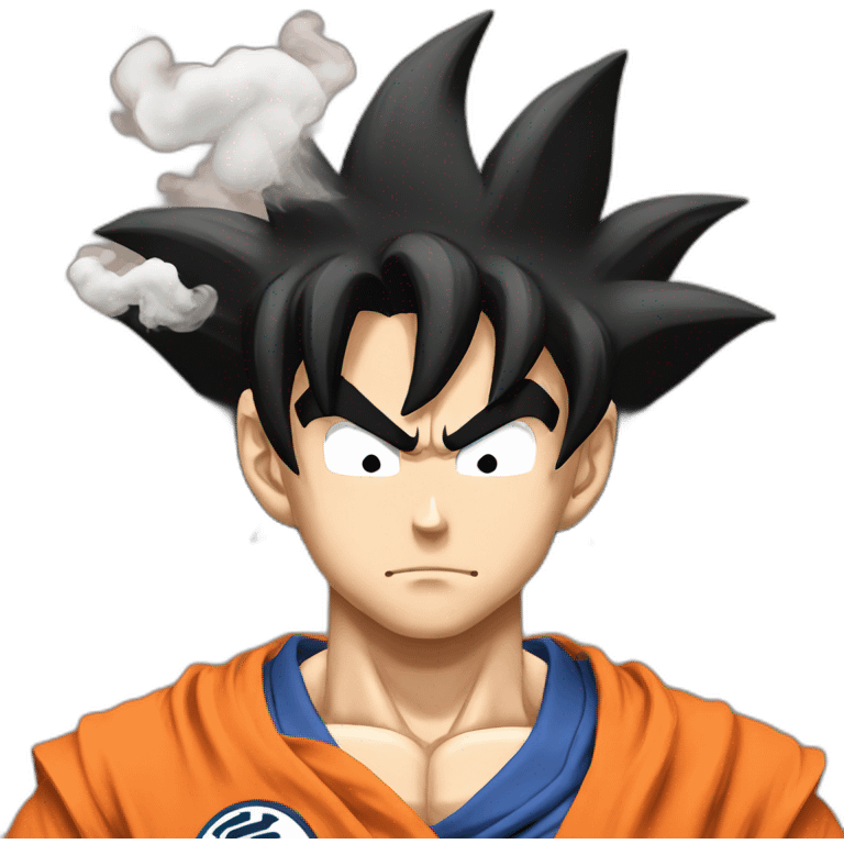 Goku smoke emoji