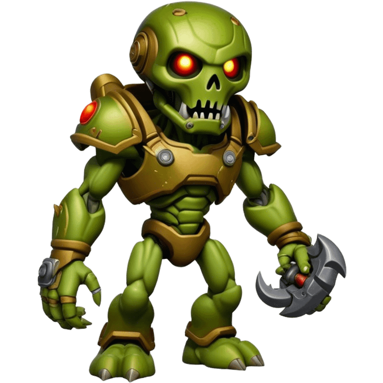 3D, cinematic ultra detailed 32k HD Doom srhoom in pvz 1, brought to life with stunning visual details, each lash, eye, and hair is shown in stunning detail, rich textures, visually rich, so lifelike that it feels like it could leap off the page at any moment emoji