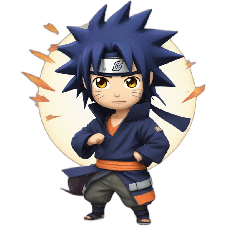 fusion naruto sasuke emoji