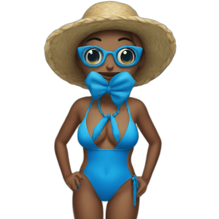 blue-with-bikini emoji