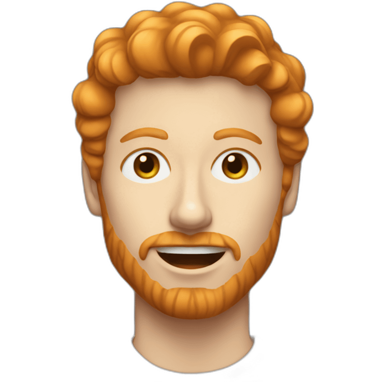 ginger mullet guy with synthesiser emoji