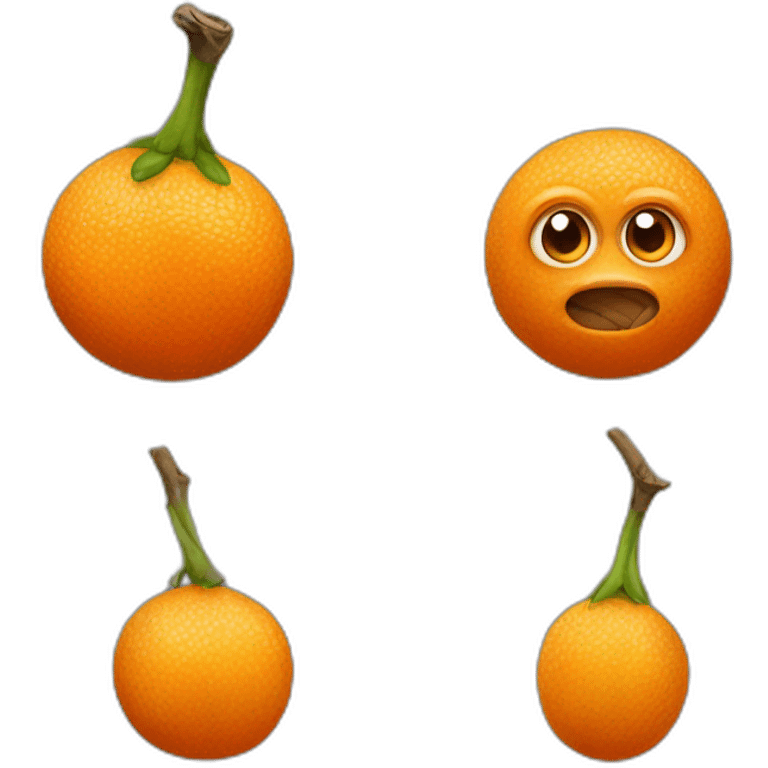 Orange outan emoji