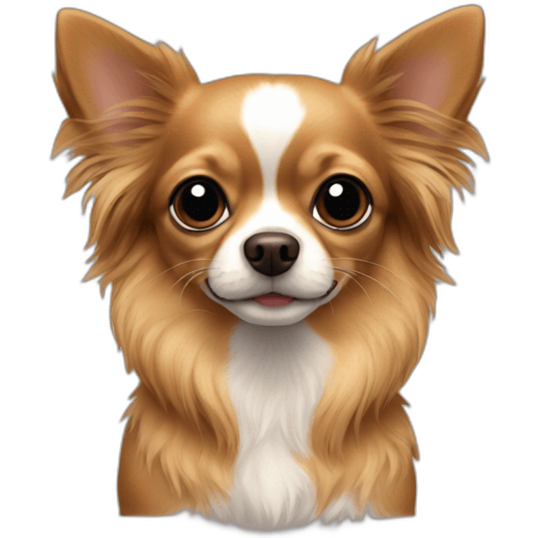 chihuahua longhair brown emoji