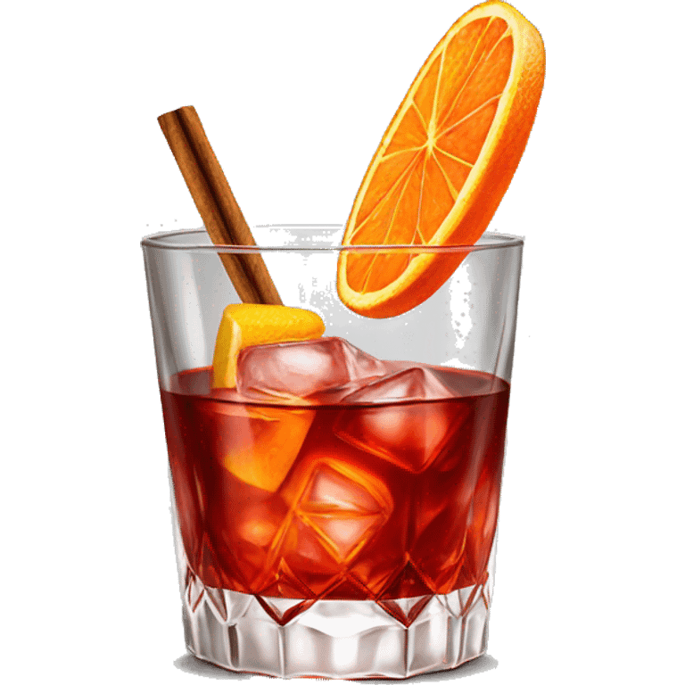 Negroni cocktail luxurious emoji