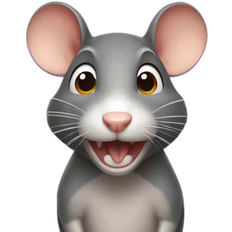 Rat surprized emoji