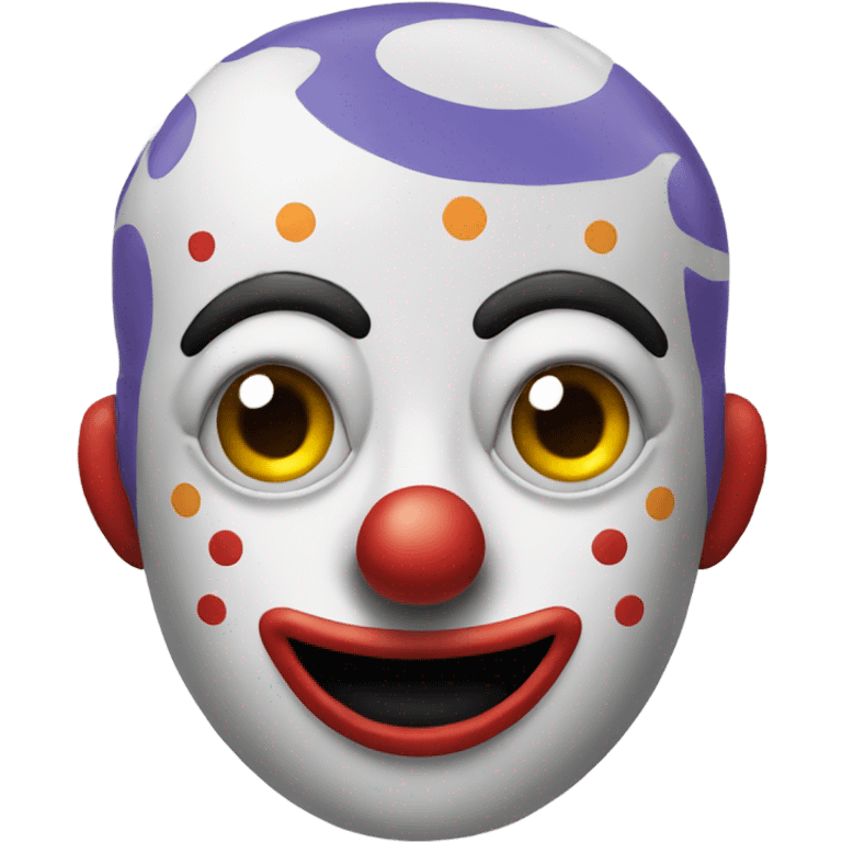 Clown robot emoji