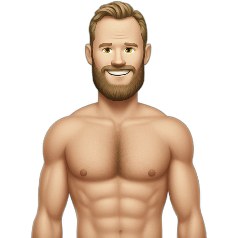 Jonathan Toews as beach bum with beard emoji