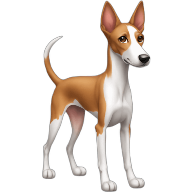 Ibizian hound dog full body emoji