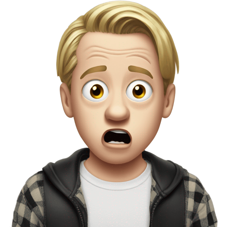 Macaulay Culkin shocked emoji