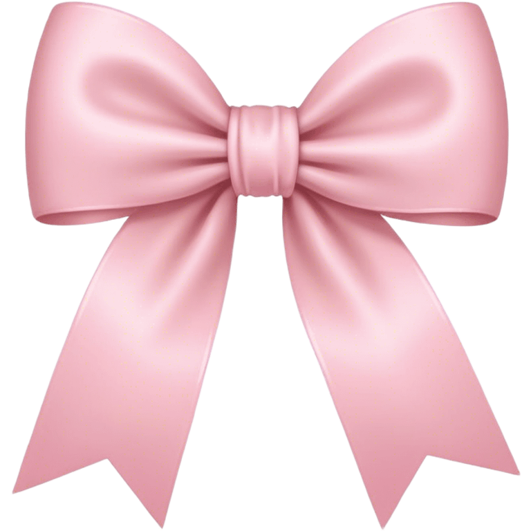 light pink bow on light pink bow emoji