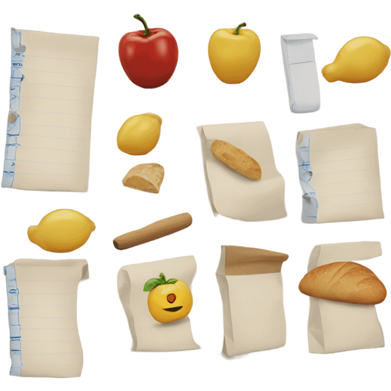 Shopping list emoji