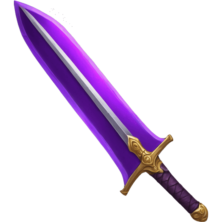 Démonic purple sword emoji