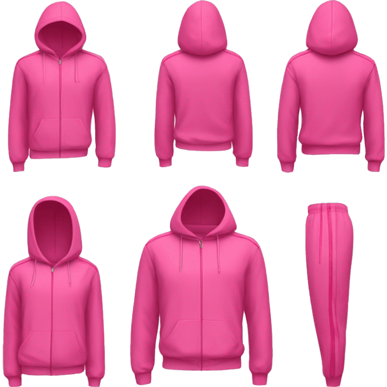 pink tracksuit set emoji