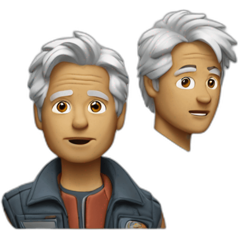 back to the future emoji