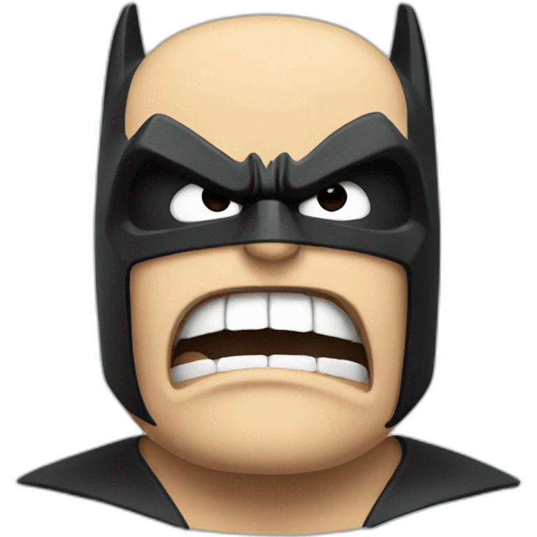 Batman angry emoji