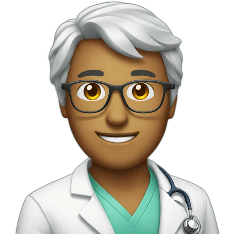 doctor whith glases emoji