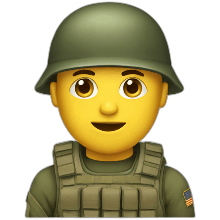 Morden soldier emoji