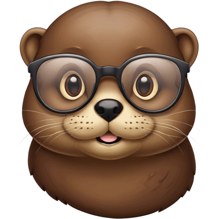 Nerdy Otter emoji