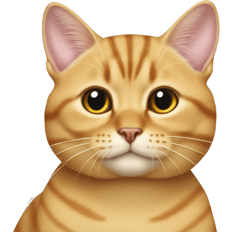 scottish-straight golden cinchilla cat emoji