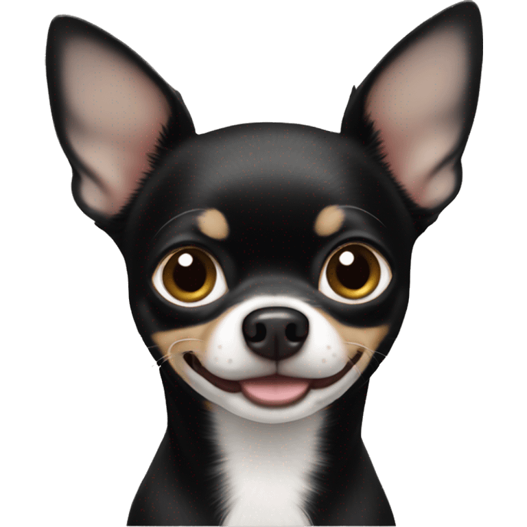 Black chihuahua  emoji