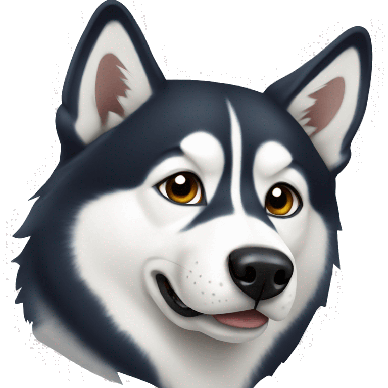 Siberian husky emoji