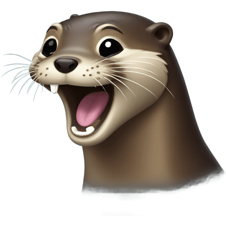 River otter laughing emoji