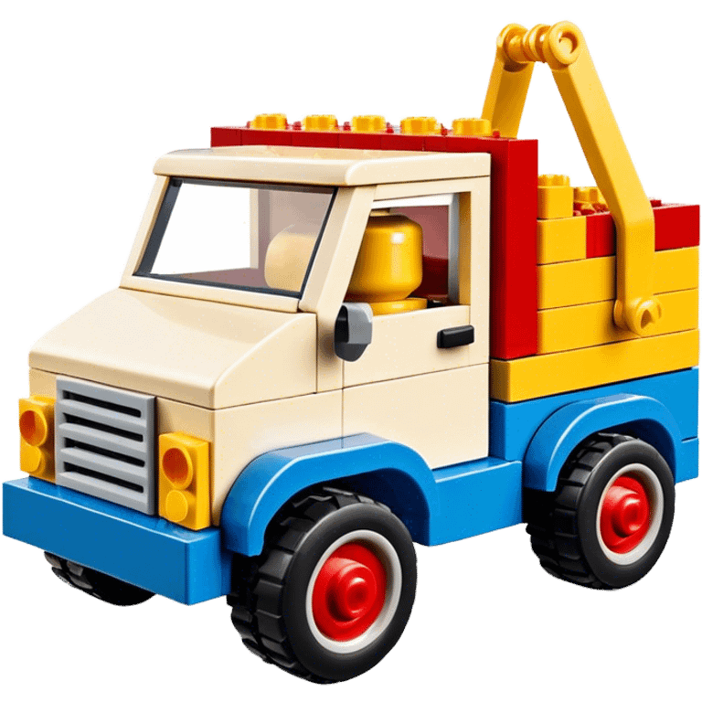 Legos in truck emoji