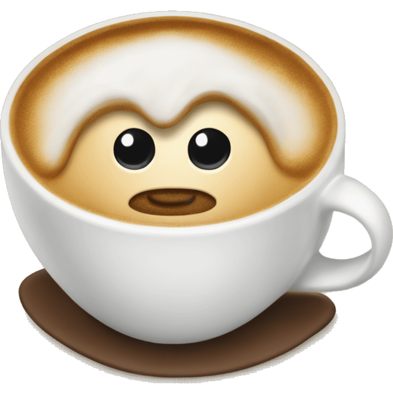 A cup of capucino  emoji