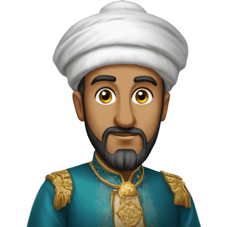 Suleiman the Magnificent in Ottoman clothing emoji