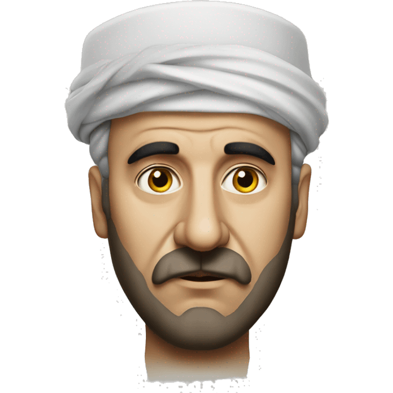 Turkish Sultan photorealistic serious emoji