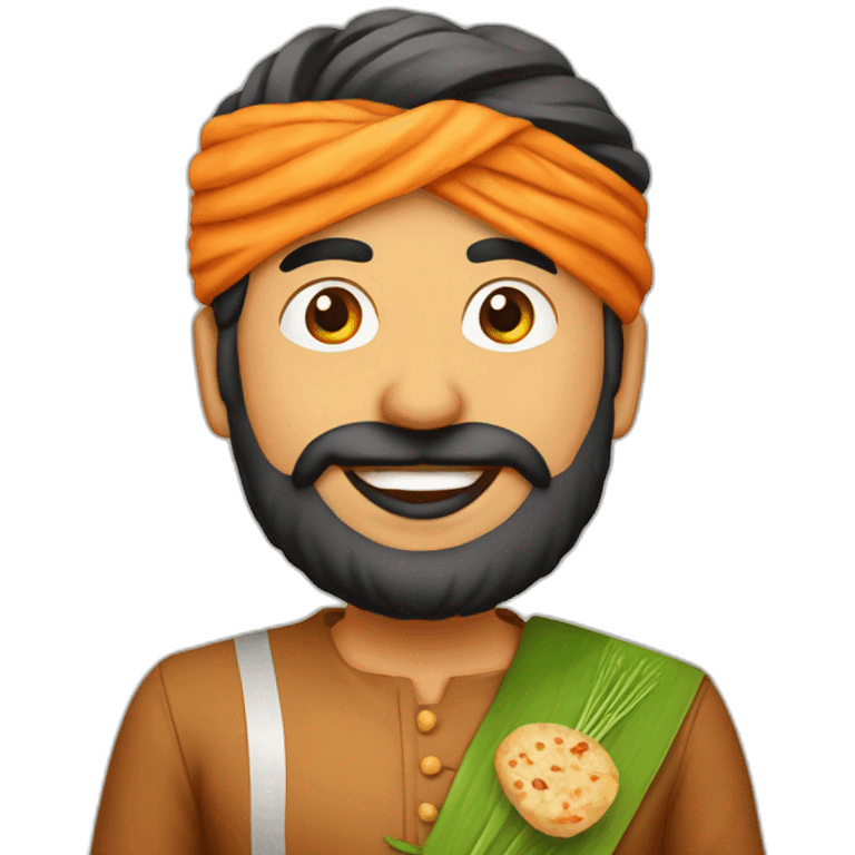 pav bhajji indian cuisine emoji