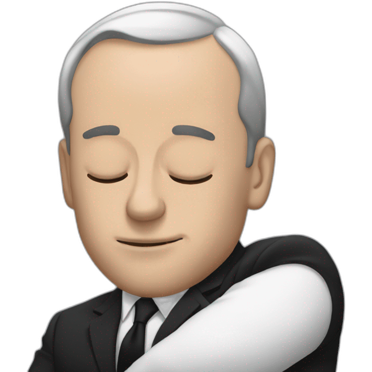 Sleeping macron emoji