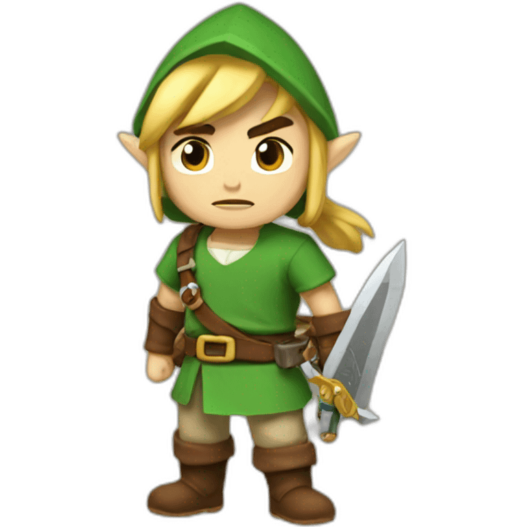 link the game character emoji