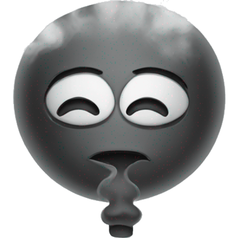 Emoji inside of smoke emoji