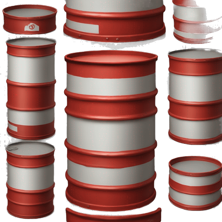 red oil drum realistic emoji