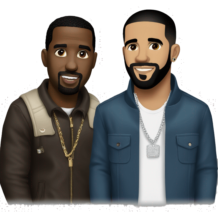 p diddy and drake emoji