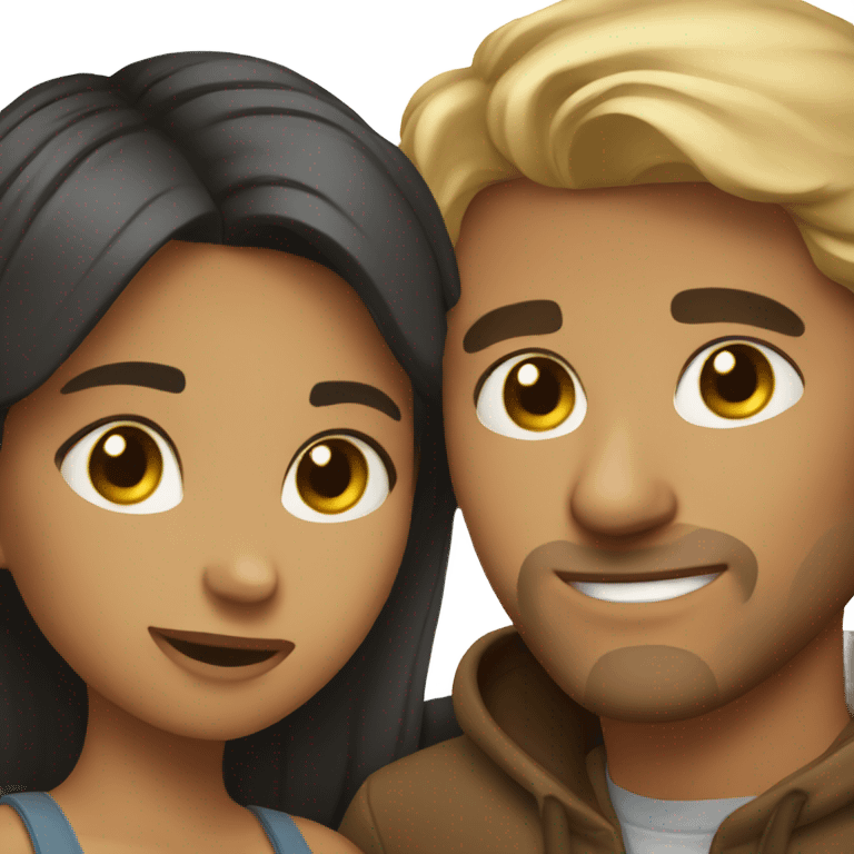 Cute couple emoji