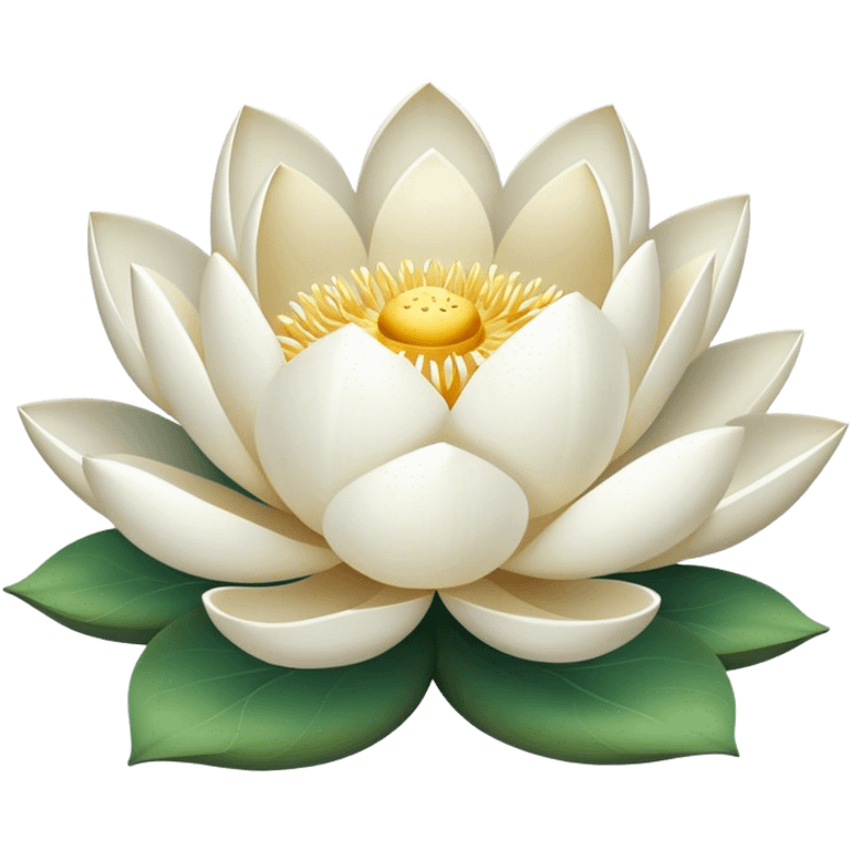 White lotus emoji