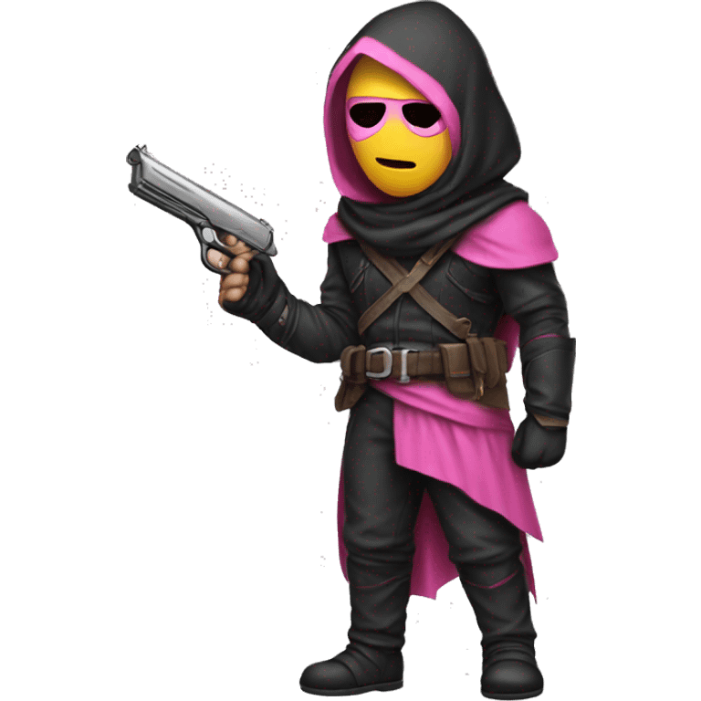 Pink assassin emoji