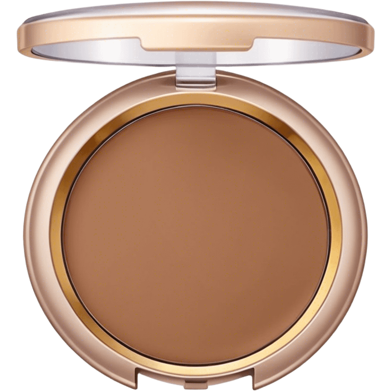 Taupe bronzer compact emoji