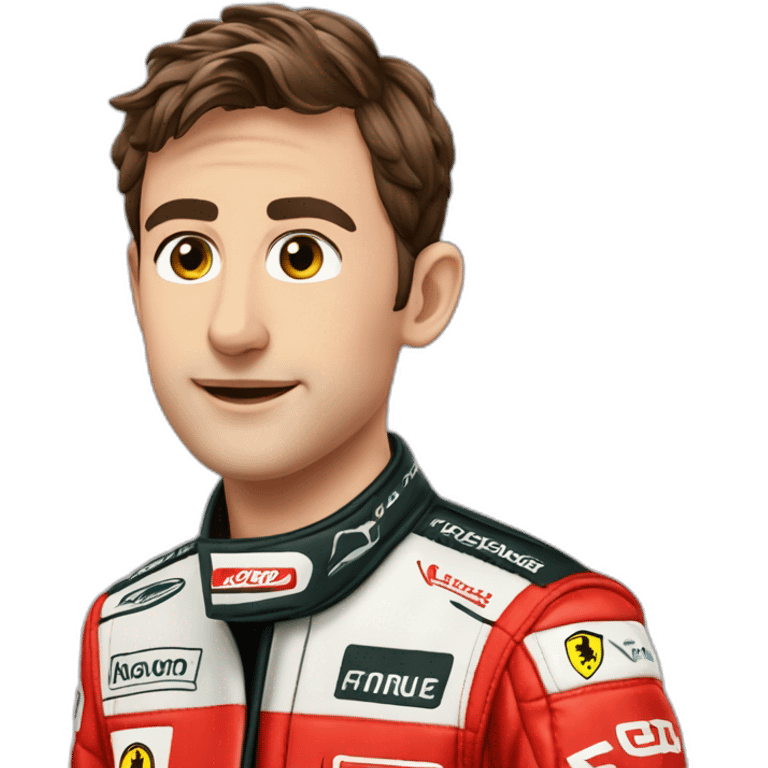 charle Leclerc piloteF1 ferrari emoji