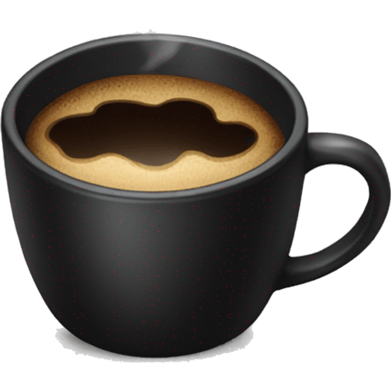 Black coffe cup emoji