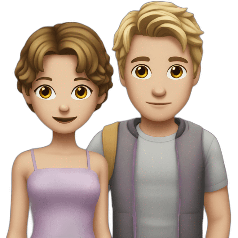 Tate langdon and violet harmon emoji