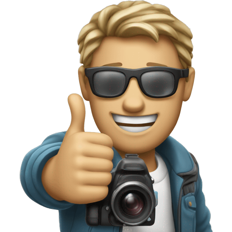 Thumbs up photographer  emoji