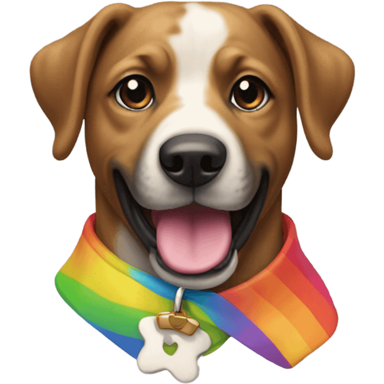 Gay dog emoji