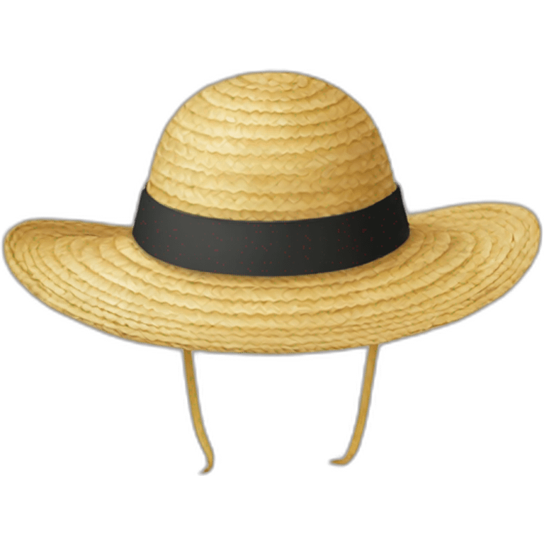 Straw hat emoji