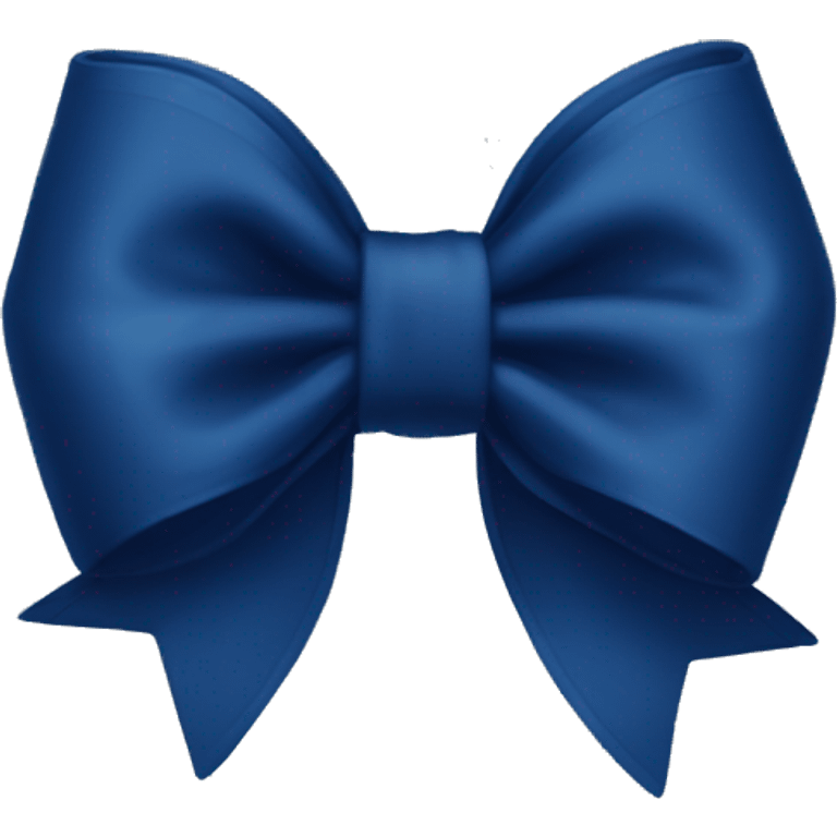 Navy blue bow  emoji