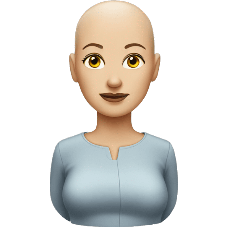 Bald women emoji