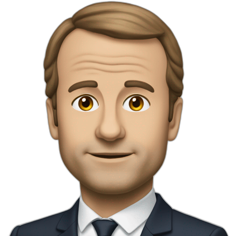 Macron énervé emoji